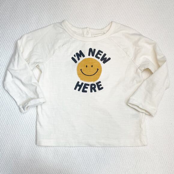 I'm New Here Gymboree Long Sleeved Tee - Picture 1 of 3